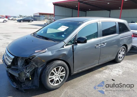 2012 Honda Odyssey Ex из США, поврежденный, VIN 5FNRL5H40CB063334